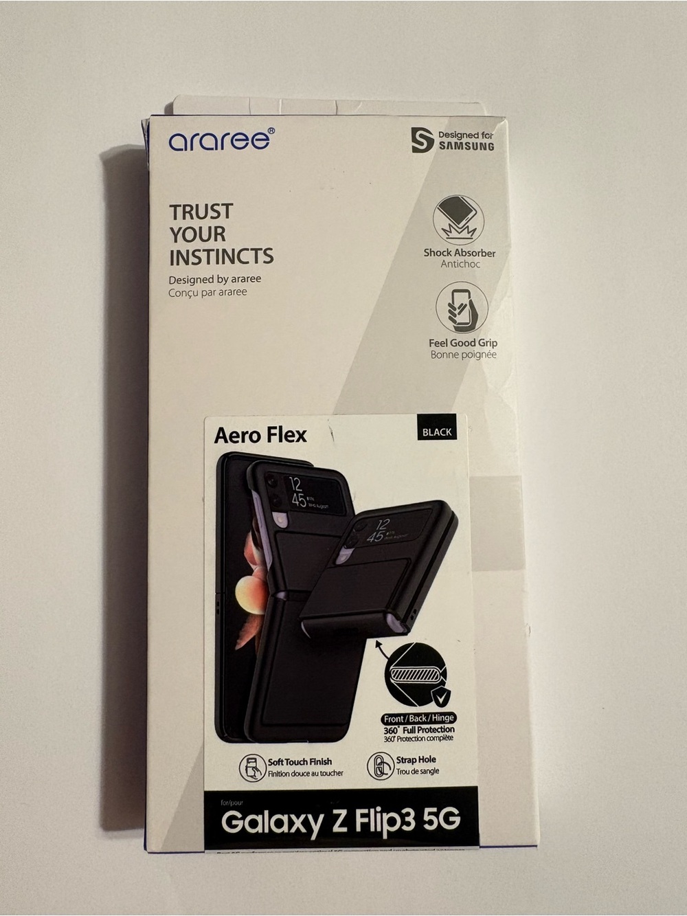 araree Aero Flex Case for Galaxy Z Flip3 5G - Black